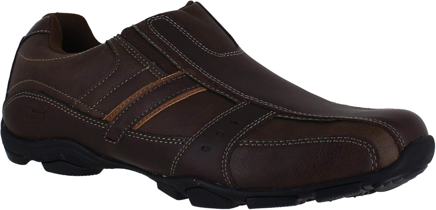 skechers memory foam leather