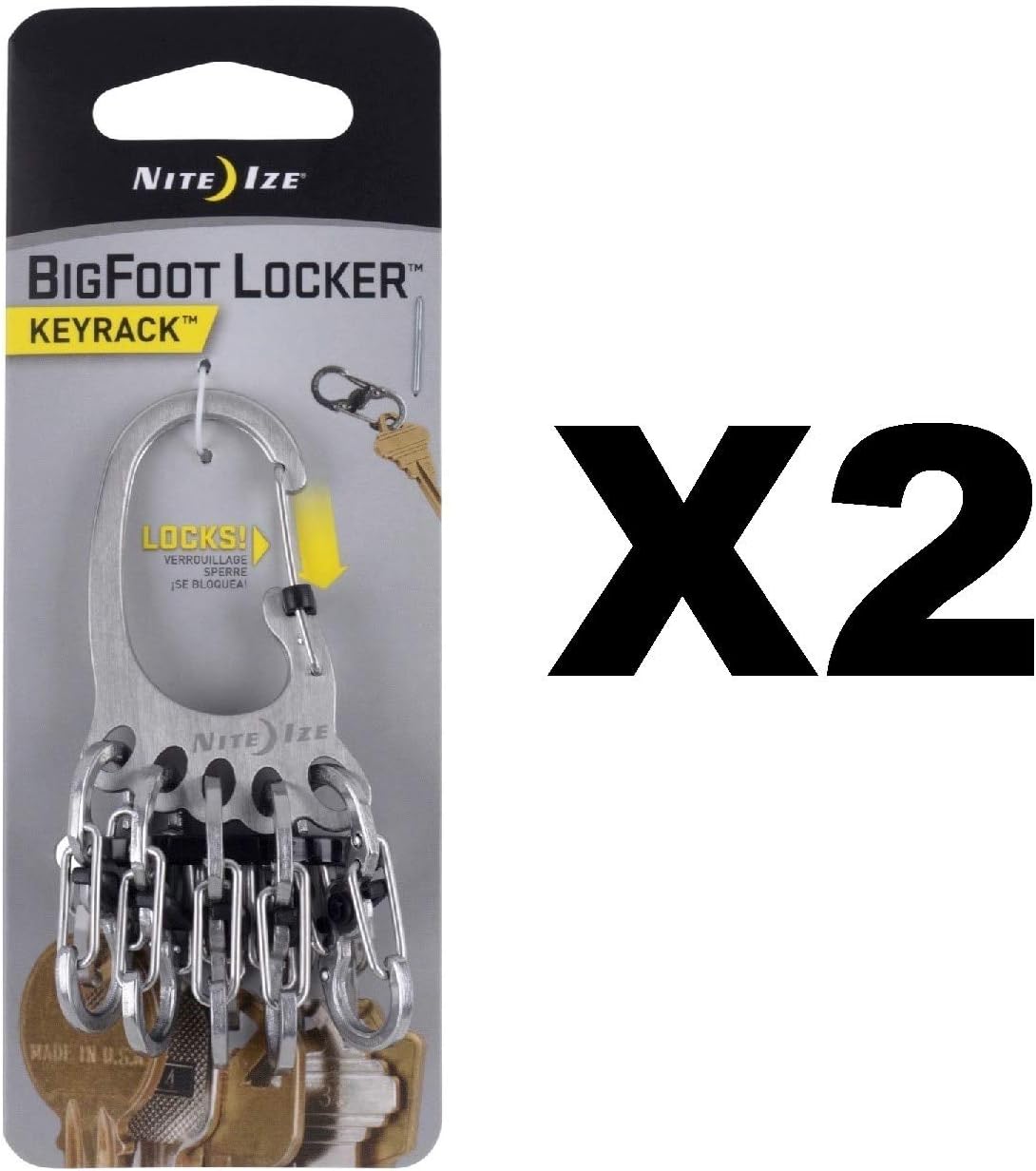 Best nite ize bigfoot locker keyrack keychain