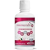 PreProtein 15 Liquid Hydrolyzed Collagen Peptides – Sugar Free Cherry Flavor Drink – 15g Protein Amino Acid Supplement for Bariatric Recovery, Joint Support & Wound Care – 16oz
