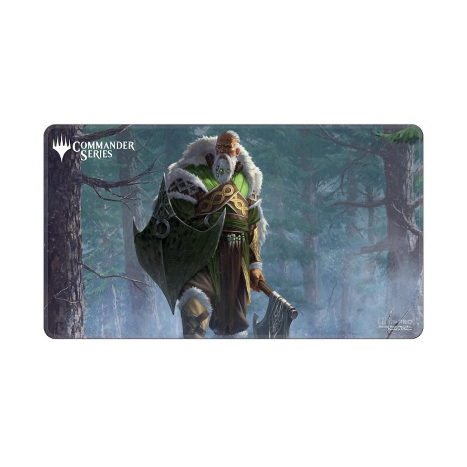 Ultra Pro Commander Series #1: Mono - Fynn Stitched Playmat, 24 in. x 13.5 in., Fabric, Officially Licensed Magic: The Gathering Accessory