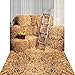 HUAYI 5x10ft Yellow Fall Photography Backdrops Farm Haystack Backdrop Barn Background Photo Booth Props KP-006