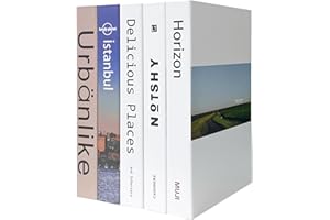 ENGYAS 5 Pcs Fake Books for Decoration,Designer Luxury Modern Fake Decorative Books for Home Decor,Bookshelf Living Room Fashion Decorative Entry Coffee Table Stacked Books Decor(5 Pcs)