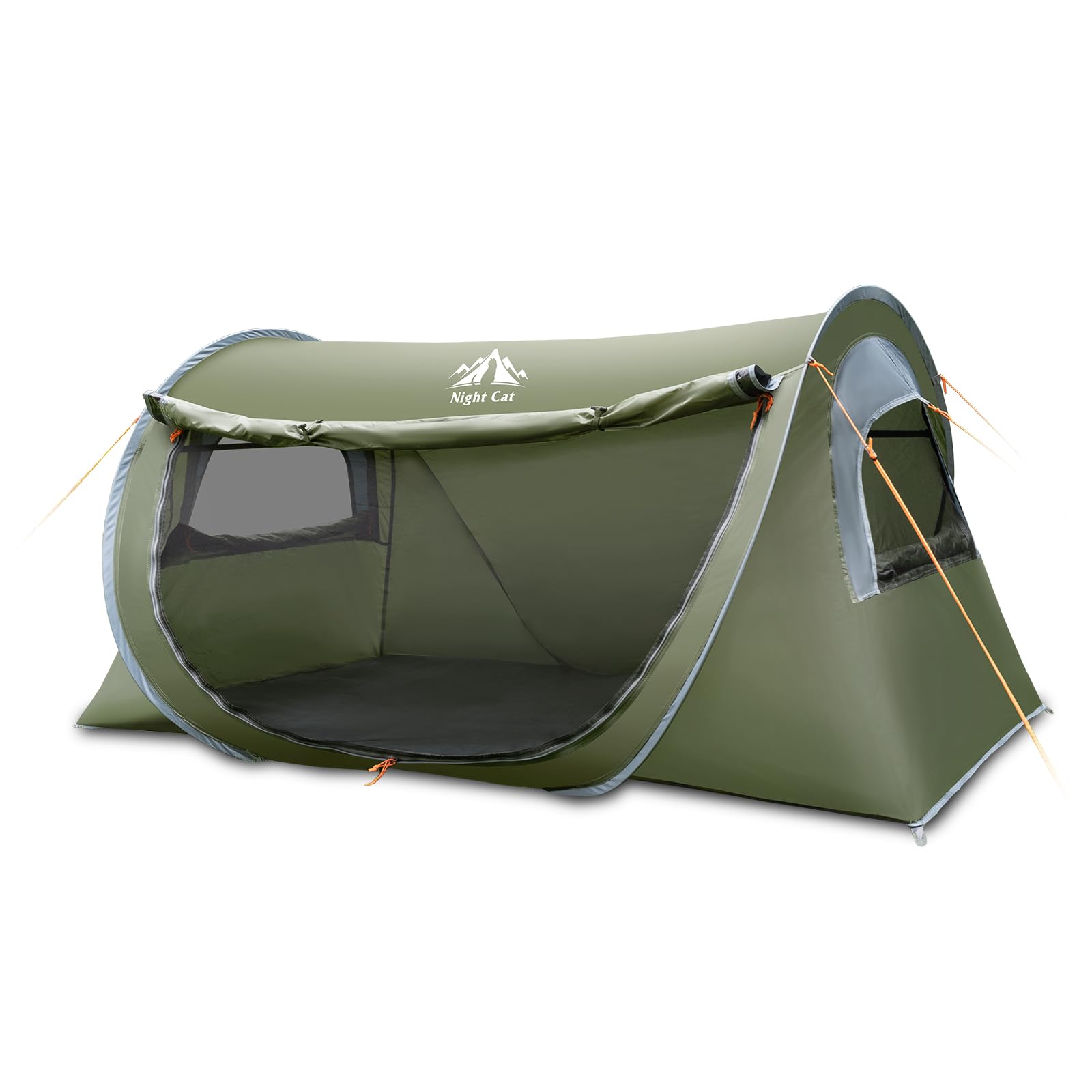 Photo 1 of Night Cat Pop-up Camping Tent: 1 Person Tent Waterproof Instant Easy Setup Tunnel Tent