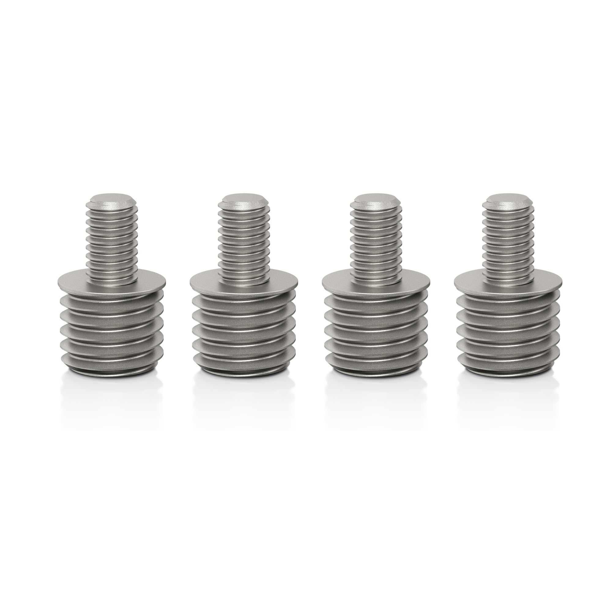 VIABLUE M6-M12 Stainless Steel Threaded Adapter / Threaded Rods / Set of 8 x Accessories Mounting Speakers / Mounting Spikes and Absorbers