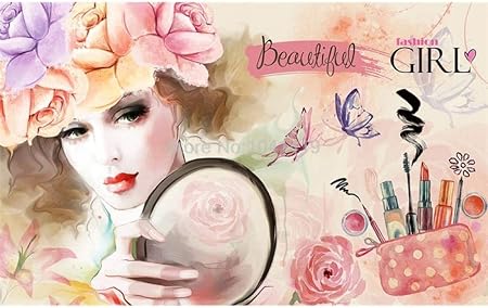 Hdoubr Customized 3d Wallpaper Modern Watercolor Beauty Salon Photo Mural Abstract Art Nail Shop Background Wallpaper 250x175 Cm 98 4 By 68 9 In Amazon Co Uk Kitchen Home Free live wallpaper for your desktop pc & android phone! amazon co uk