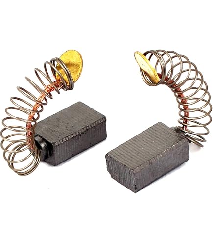 Uxcell 2-Pack Motor Carbon Brushes – 18mm X 17mm X 7mm – Replacement For Power Tools & Electric Motors