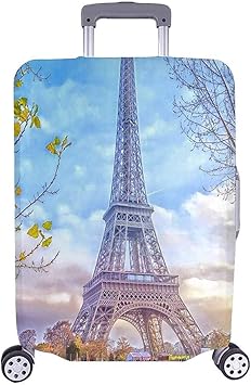 eiffel tower hard shell luggage