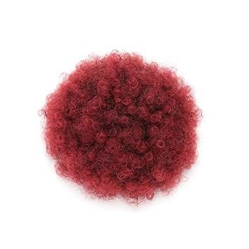 Afro Puff Ponytail Drawstring Afro Buns Hairpiece Short Afro Kinky
