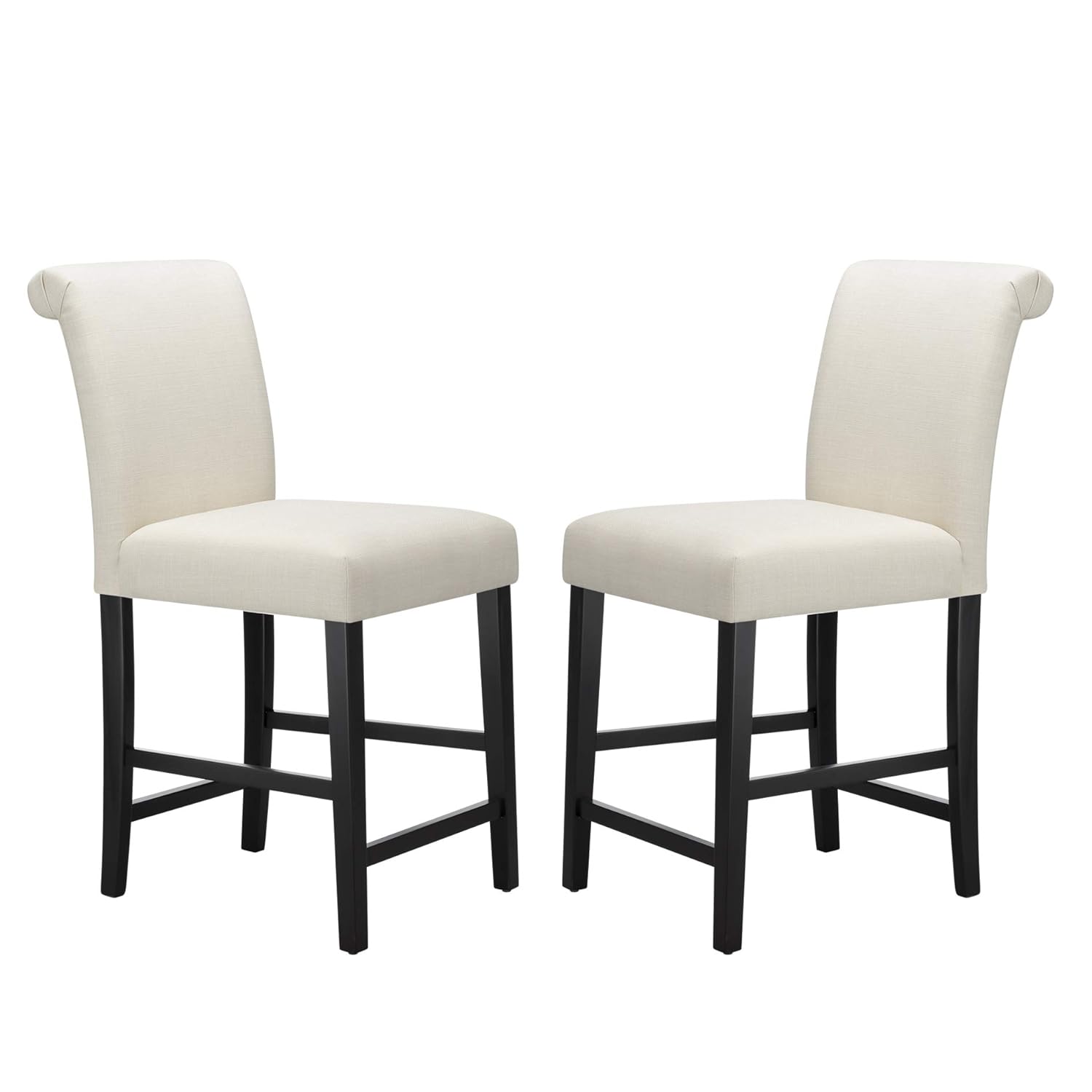 Barstools Home White Set of 2 Ravenna Home Modern Counter Stool with
