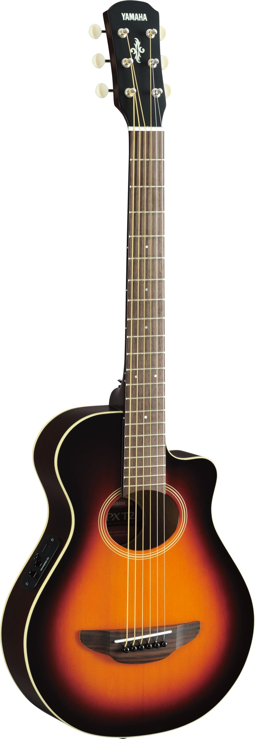 Yamaha APXT2 Guitarra acústica-eléctrica de tamaño 3/4 con funda - Old Violin Sunburst