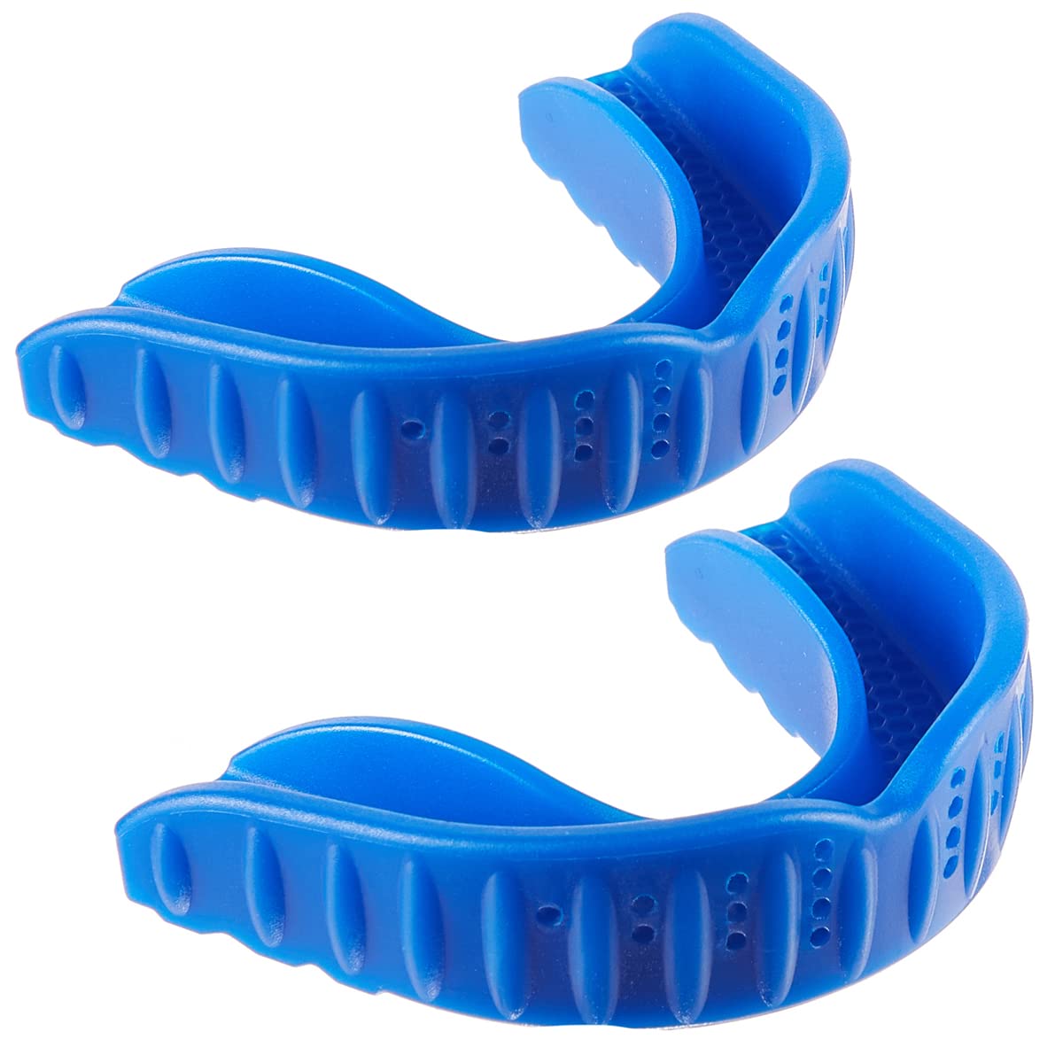 Mouth Guard Boxing, Sports Mouthguard Rugby with Mouthguard Case, Suitable for Boxing,Football, Rugby,Lacrosse, Hockey, Basketball, for Adults(Age11+) (2 Pack Blue)
