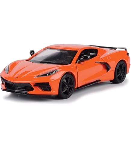 2020 Chevrolet Corvette C8 Stingray Red 1/24 Diecast Model Car By Motormax