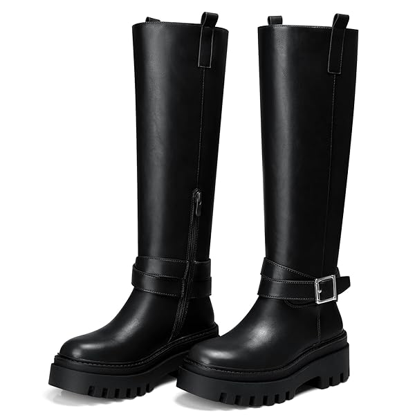 CELLENZ WOMEN KNEE HIGH BOOTS: FASHION PLATFORM BOOT...