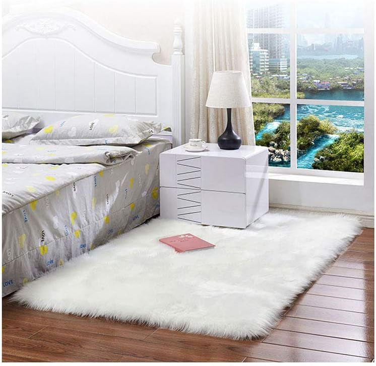 Faux Sheepskin Area Rug Classic Rectangle Sheepskin Area Rug Plush Premium Shag Faux Fur Shag Runner