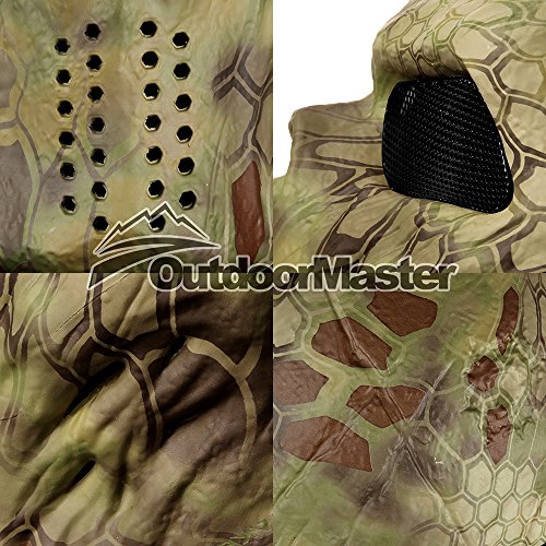 Купить OutdoorMaster Full Face Airsoft Mask with Metal Mesh Eye