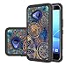 HTC U11 Life Case, LEEGU [Shock Absorption] Dual Layer Heavy Duty Protective Silicone Plastic Cover Rugged Case for HTC U11 Life 5.2-inch - Gear Wheel