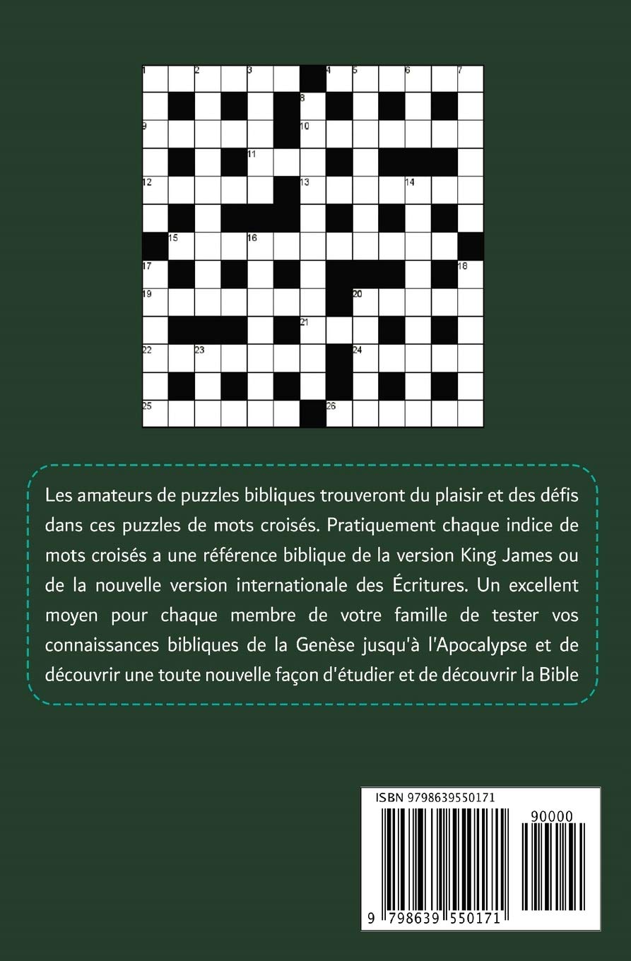 Super Mots Croises Bibliques N 2 French Edition 7 Jours Omega Amazon Com Books