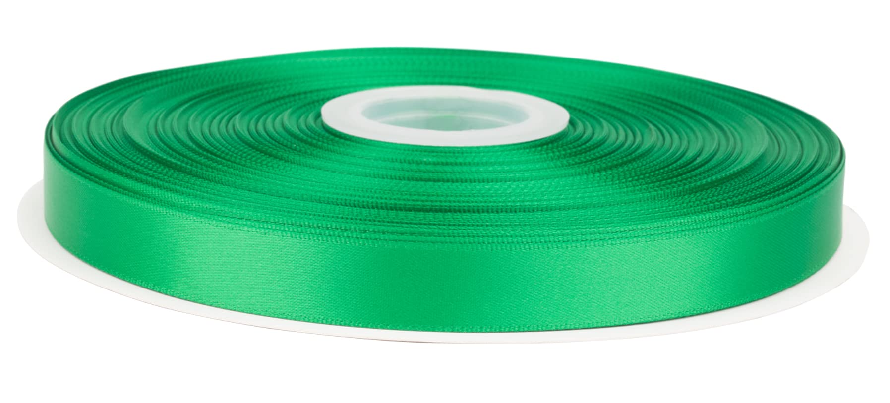 Fondersy 91 Meters Emerald Double Faced Satin Ribbon - 16mm Width for Wedding, Gift Wrapping, Floral Arrangement and Crafts