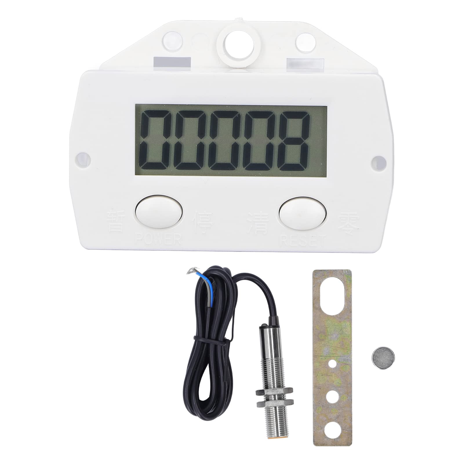 Digital Counter for Knitting Machine, 0-99999 Magnetic Induction Digital, Electronic Counter, Punch Digital Totalizer, Proximity Switch Sensor