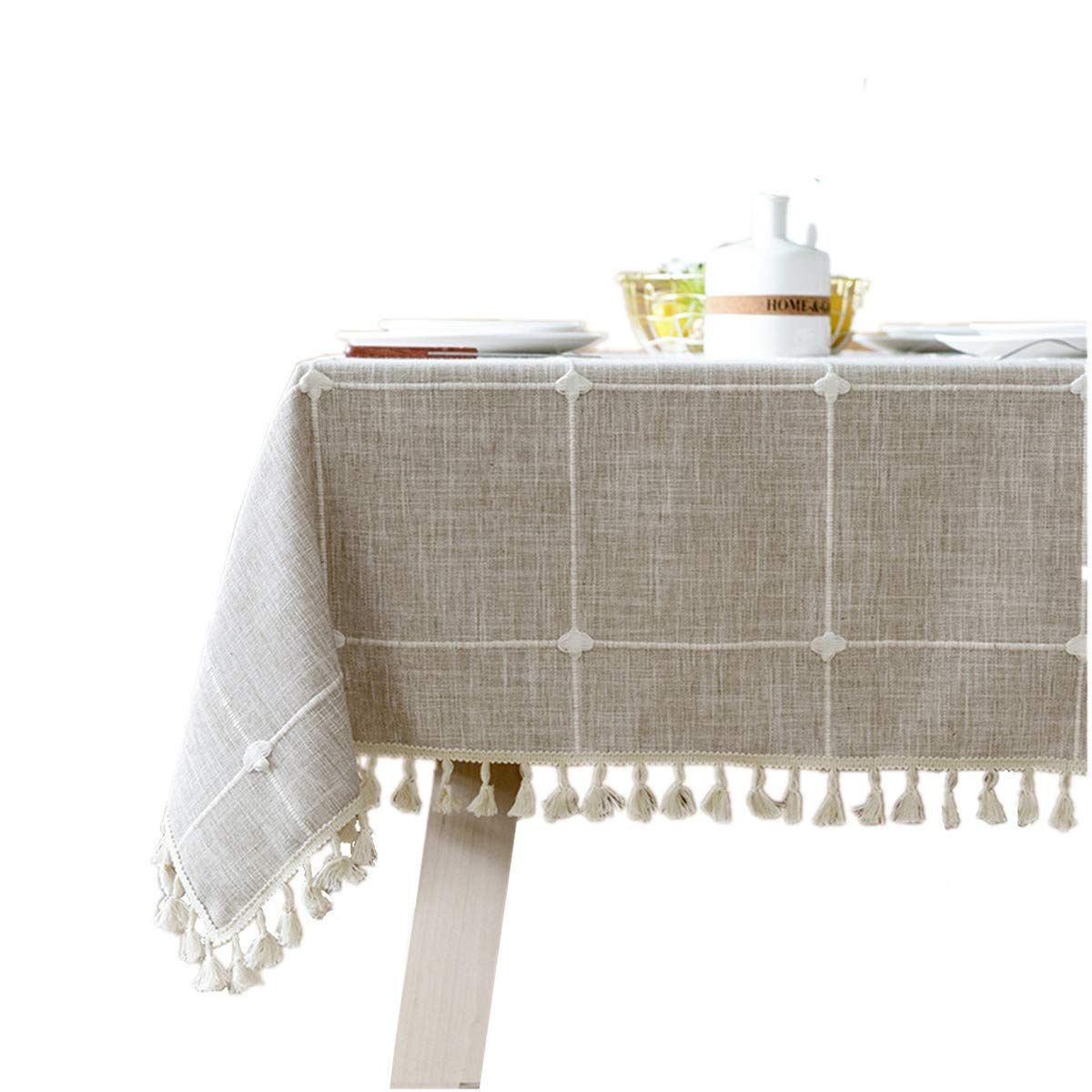 Best plaid square table cloth