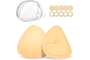 LAZYROSY Double Sided Sticky Bra Ultra Boost Inserts Pads Reusable Push Up Lift Self Adhesive Bra for Bikini Swimsuit