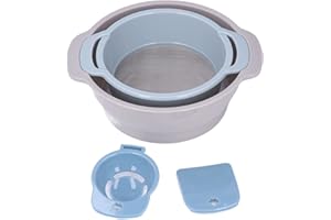 Trim Trays Set, Pollen Sieve Set, Stackable Design, 4Pcs Trim Trays Set, Lightweight,Compact with Mesh for Kitchen Baking