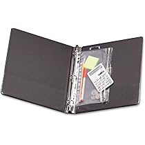 OKO(クリアファイル等) Amazon.com : Oxford 68599 Zippered Ring Binder Pocket, 9 1/2