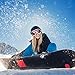 Odoland Snow Ski Goggles S2 Double Lens Anti-Fog OTG Windproof UV400 Eyewear for Men, Women and Youth-Skiing Snowboarding, White Frame Green Lens vlt 15%