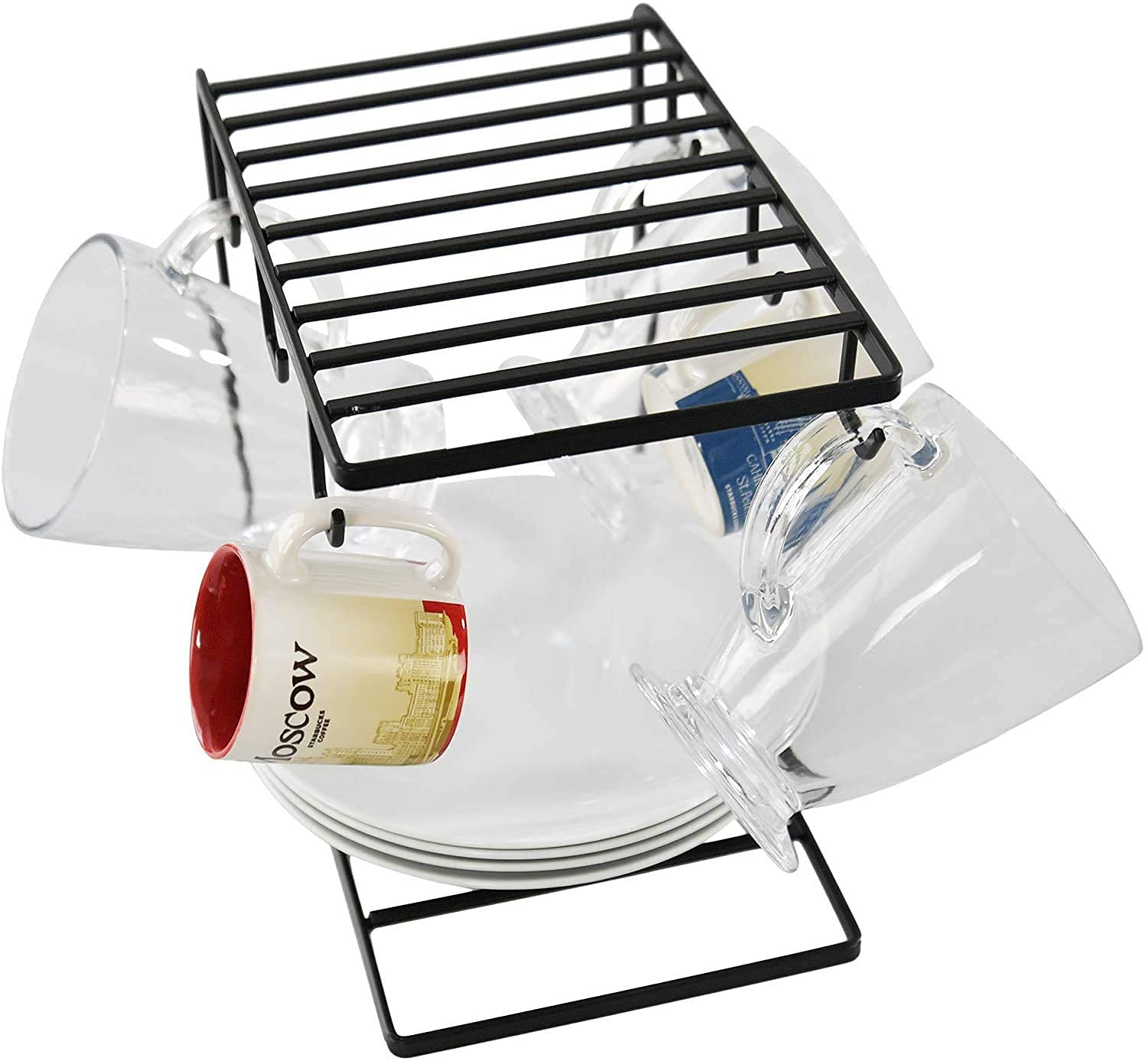 Buy APEROL DESIGN Wrought Iron Cup Holder Rack 6 Hook Mug Holder