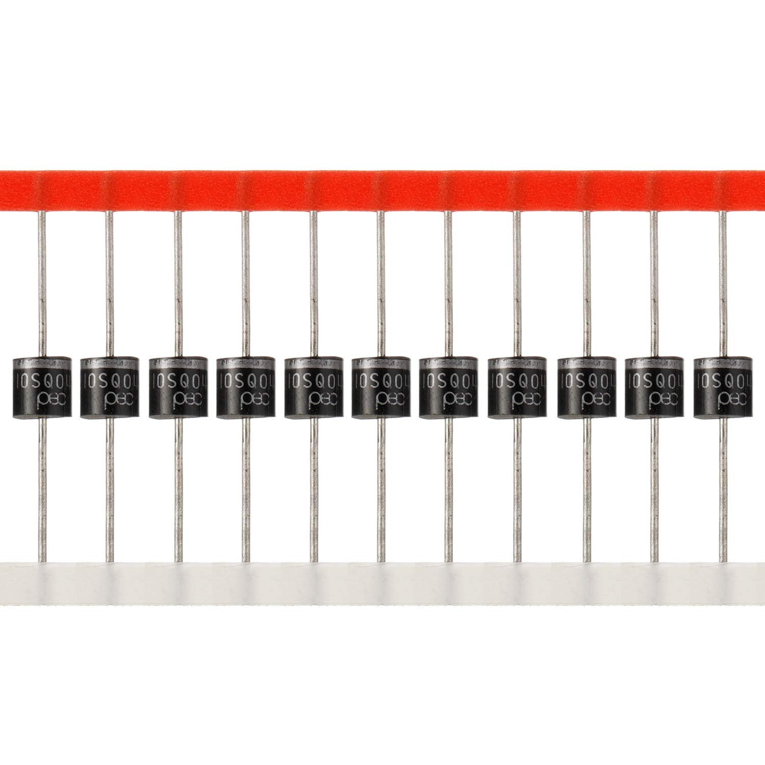 BOJACK 10SQ045 10A 45V Schottky diode axial 10SQ045 10 amp 45 volt for solar panel parallel reflow protection diodes (Pack of 20 pcs)