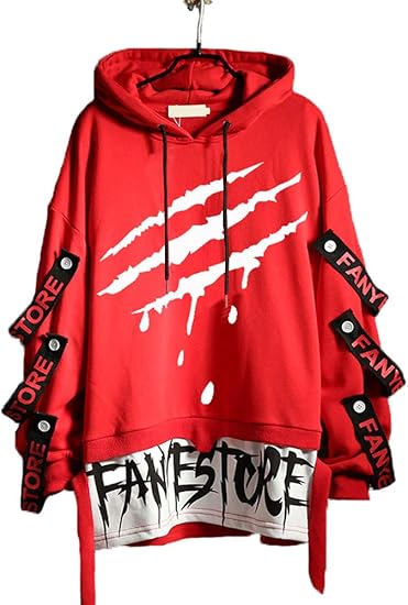 Amazon Runwalker パーカー メンズ 長袖 秋服 赤 スウェットシャツ Hip Hop フード 付き 冬服おしゃれ 原宿風 韓国風 大きいサイズ トレーナー パーカー 通販