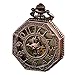 Watch,Mens Pocket Watch,Classic Skeleton Steampunk Mechanical Automatic Hand Wind Watch