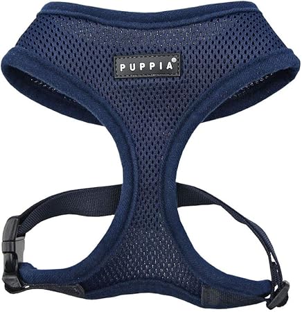 navy blue dog harness