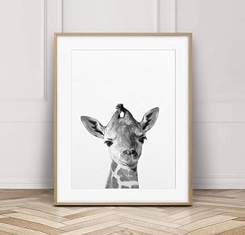 giraffe prints for nursery