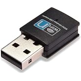 300Mbps USB WiFi Adapter, LOTEKOO Wireless LAN Network Card Adapter WiFi Dongle for Desktop Laptop PC Windows 10 8 7 XP MAC OS (Plug-and-Play for Windows10)