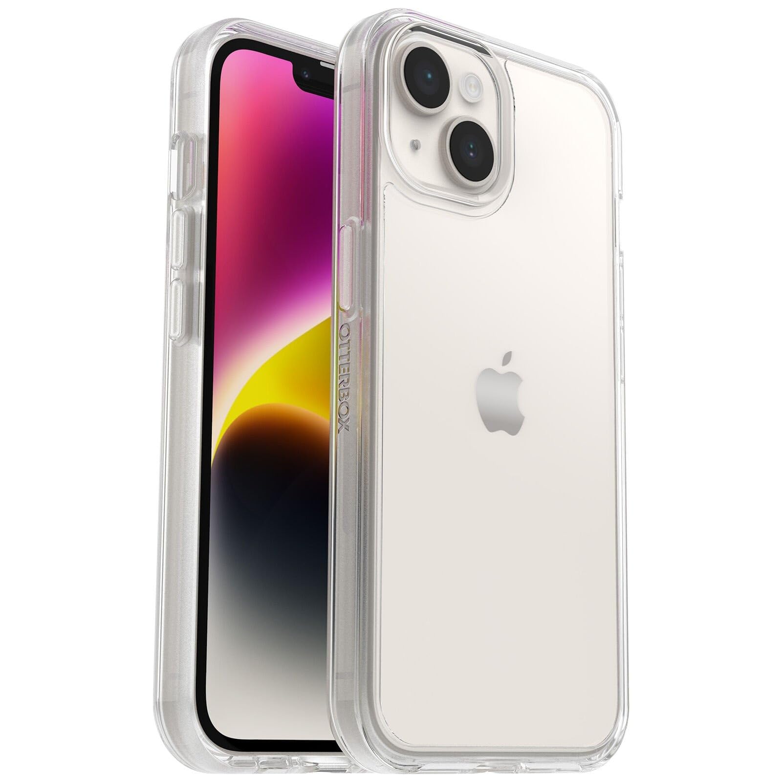OtterBox iPhone 14 & 13 Symmetry Series+ Clear Case - MagSafe | ultra-sleek design | raised edges protect camera & screen