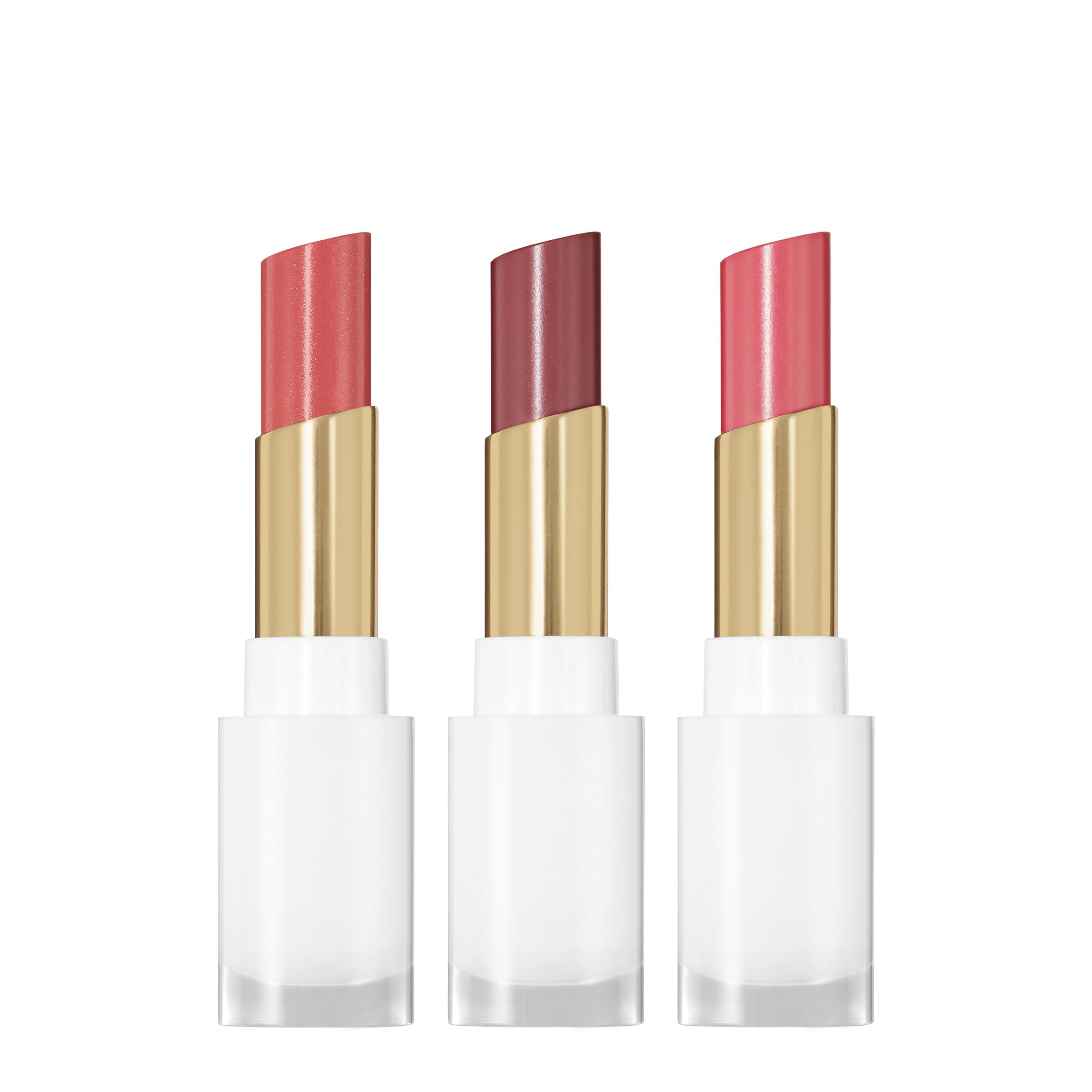 Photo 1 of REVLON Super Lustrous Glass Shine Balm Gift Set, 3-Piece, Lipstick Multipack, Hydrating Tinted, Sheer Glossy Finish, 003 Honey Shine, 008 Rum Raisin, 006 Girly Swirly