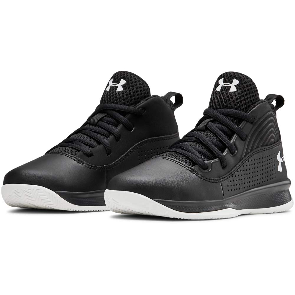 001 Under Armour Kids Pre School Lockdown 4 Basketball Shoe /Black