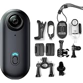 Mini Body Camera H88, 1080P FHD Wearable Action Cam, Thumb-Sized Bodycam | Waterproof Case 30M Underwater, POV Loop Recording for Motorcycle Helmet, Bike, Security, Travel &amp; Outdoor(No Card, Black)