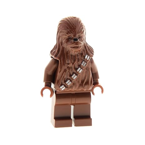 Bausteine gebraucht 1 x Lego System Figur Star Wars Chewbacca Reddish rot braun Episode 4/5/6 10188 10236 7965 10179 4504 304