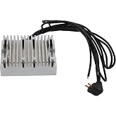 DB Electrical AHD6004-C New Chrome Voltage Regulator Rectifier Compatible with/Replacement for 81 82 83 84 85 86 87 88 1981 1982 1983 1984 1985 1986 1987 1988 Harley Big Twin 74512-84, 74513-82A