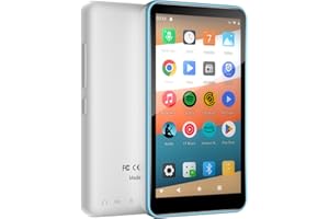 Kids' Smart MP3 Player with Bluetooth and WiFi | 144GB Storage& Android OS | 4" Touch Screen | Spotify Streaming Music&Video Player | App Store | FM Radio | DGTenk Portable Media Player (Blue)