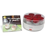 Seb YG500100 Yaourtière Duetto - 8 Pots Yaourt + Fromage Blanc Programmable Écran LCD