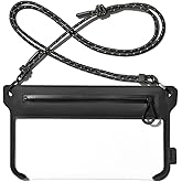 bitplay AquaSeal Lite- Universal Waterproof Phone Pouch/Dry Bag with Adjustable Strap Black