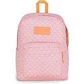 JanSport SuperBreak Plus Backpack with Padded 15-inch Laptop Sleeve and Integrated Bottle Pocket - Spacious and Durable Daypack for Work and Travel - Hyped Hearts Pink