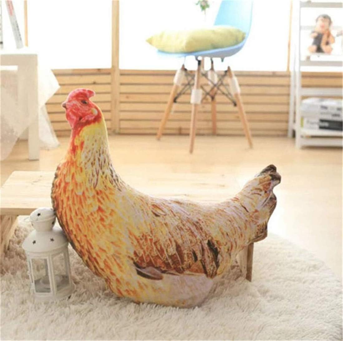 CARDEON 3D Chicken Pattern Standing Hen Chicken Plush Stuffed Animal Toy