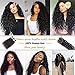 9A Brazilian Water Wave Bundles with closure (12 14 16+10) 100% Unprocessed 9A Brazilian Virgin Water Wave Human Hair 3 Bundles with Swiss Lace closure Hair Extensions Natural Color
