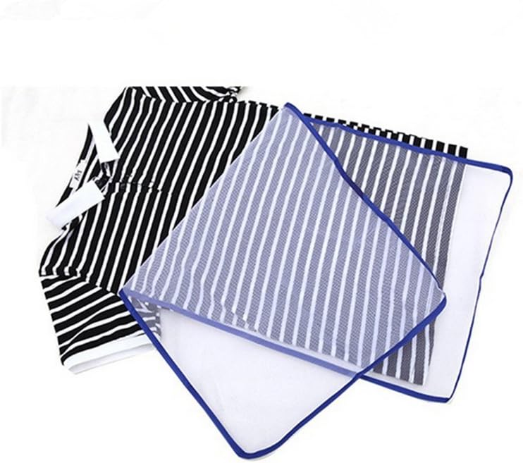 Homiki 1 x Polyester Iron Cloth Heat Resistant Garment Protector 40 x 40 x 90 cm White Net