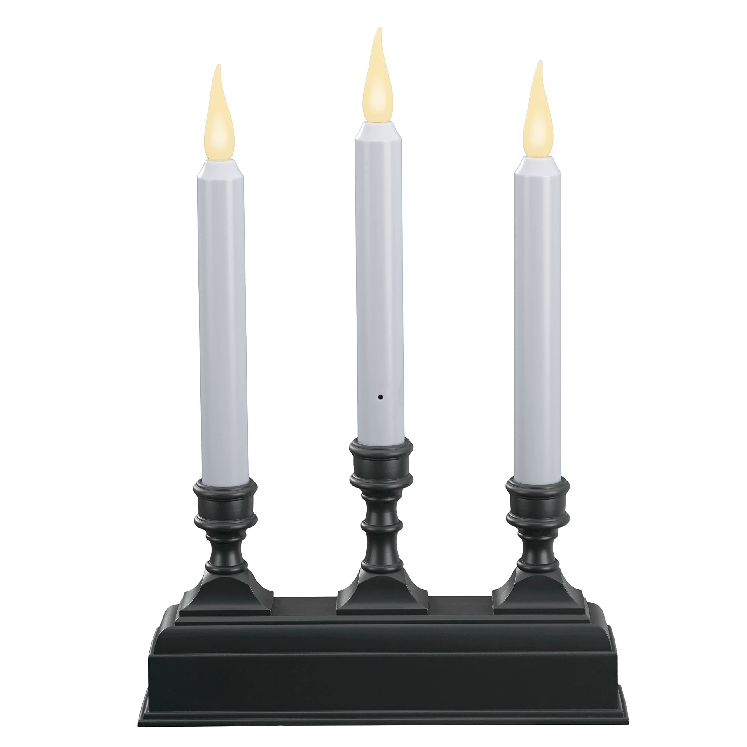 Photo 1 of 612 Vermont Battery Operated LED Window Candelabra with Sensor and 8 Hour Timer (Antique Bronze)