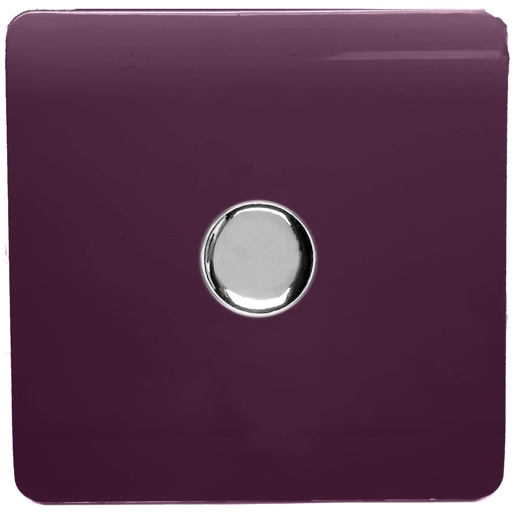 Trendi Artistic Modern Glossy Tactile 1 Gang 2 Way 120w LED Dimmer Switch